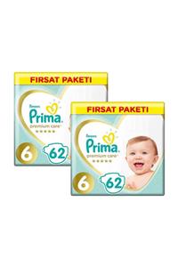 Prima Bebek Bezi Premium Care 6 Beden 124 Adet