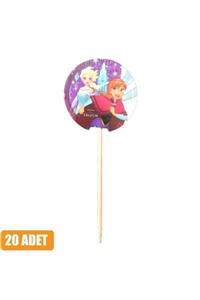 YD Party Supplies Elsa Anna Cupcake Kürdan Set 20 Adet