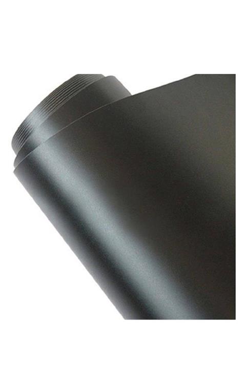 KRCDİJİTAL Ithal Kendinden Yapışkanlı Mat Siyah Folyo 122cm X 6mt