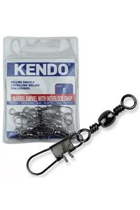 Kendo Rolling Swivel Safety Snap Snap 10 Adet (kilitli Klips) 3