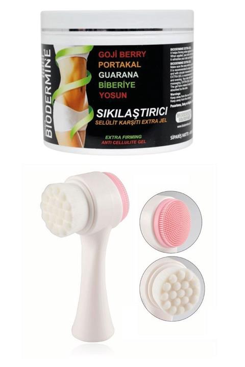 Biodermine Vücut - Selülit Jeli Sıkılaştırıcı Goji Berry + Fırça
