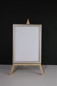 Kadraj Çerçeve A4 Boyutunda 21x30 Cm Yılan Desenli Gümüş Renk