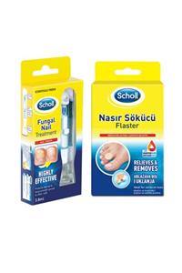 Scholl Tırnak Mantarı İçin Kit 3,8 ml ve Nasır Sökücü Flaster 8 Adet