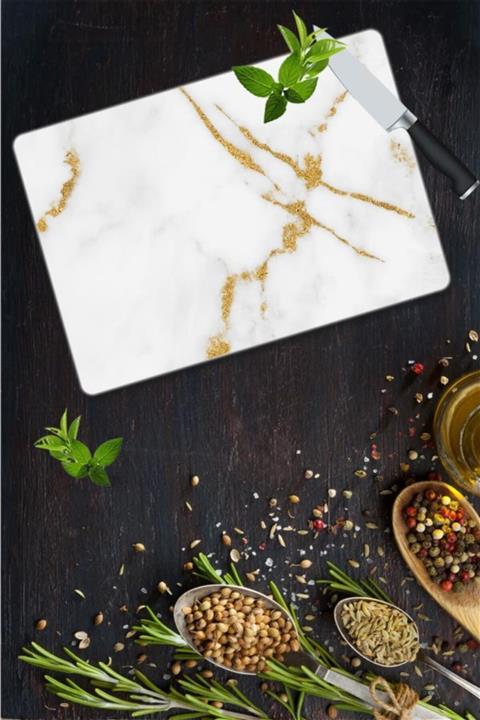 Saban 30x40 Cm Simler Desenli Cam Kesim Tablası