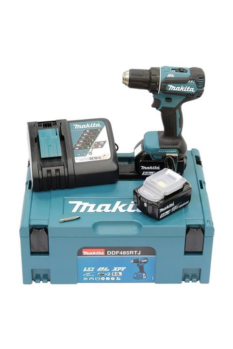 Makita Ddf485rtj Akülü Darbesiz Matkap