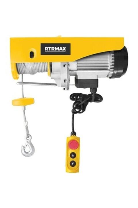 Rtrmax Rtm480 Elektrikli Vinç 1300w Bakır Sargı 20m 800kg Sarı