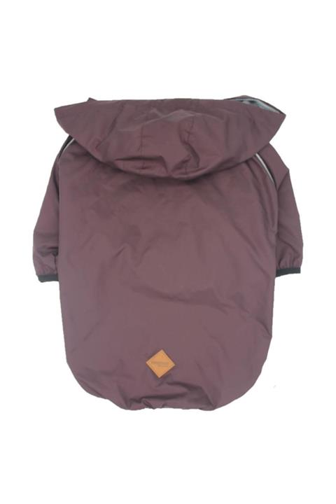 Pawstar Mürdüm Fileli Büyük Köpek Mont Büyük Irk Yağmurluk Köpek Kıyafeti