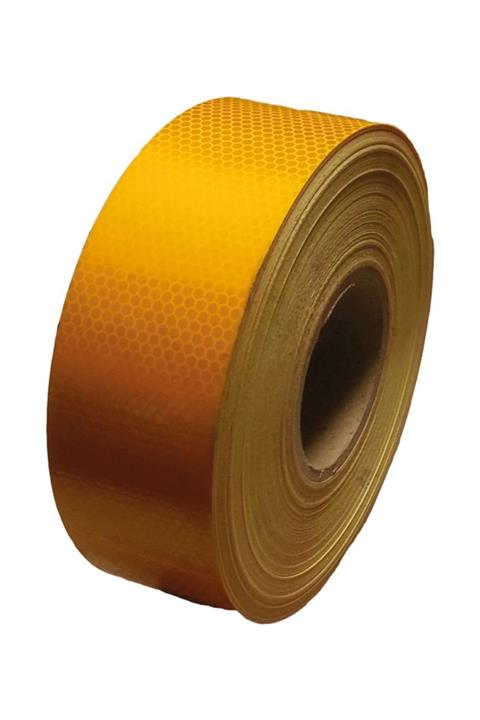 FM Trafik Reflektif Bant Sarı Petekli 10 cm X 46 m
