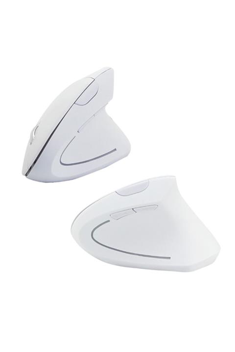 Cloody Pilli Dikey Ergonomik Kablosuz Mouse Fare Wireless 2000 Dpı 6(beyaz)