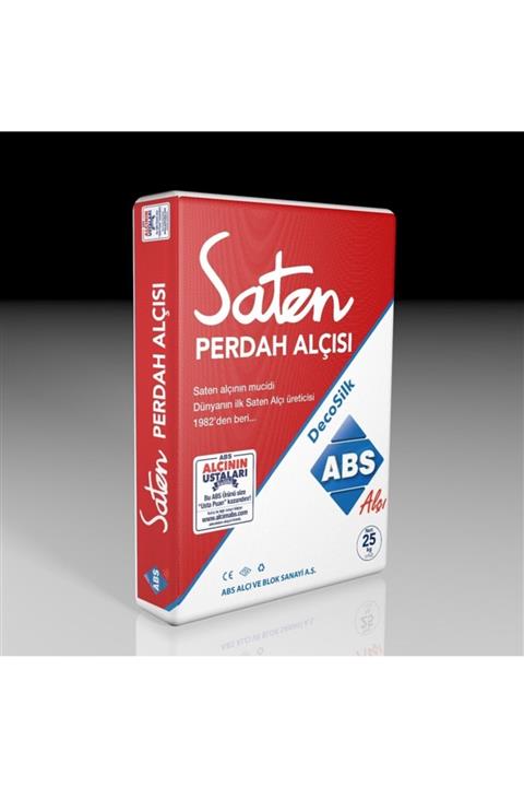 Saten Perdah Alçı 25 Kg