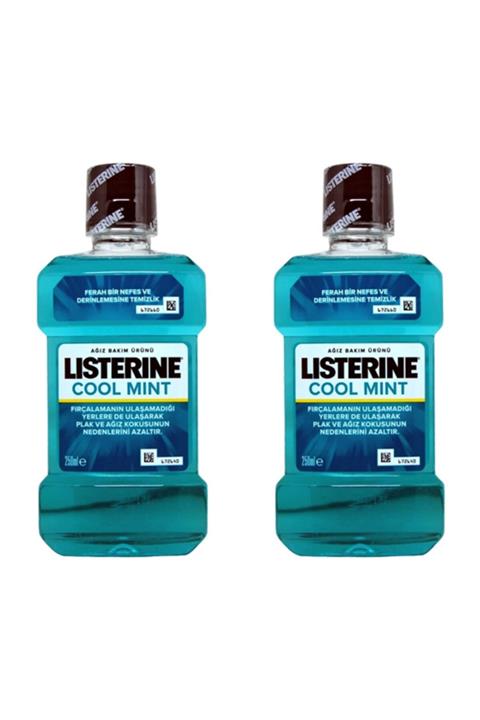 Listerine Gargara Listerine Cool Mint Naneli 250 Ml X 2 Adet