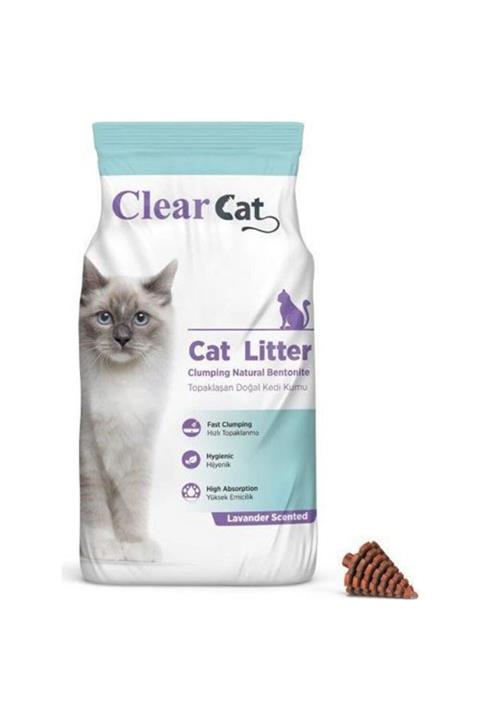 AtaPetGarden Clear Cat bentonit Kedi Kumu Lavanta Kokulu 5 Kg