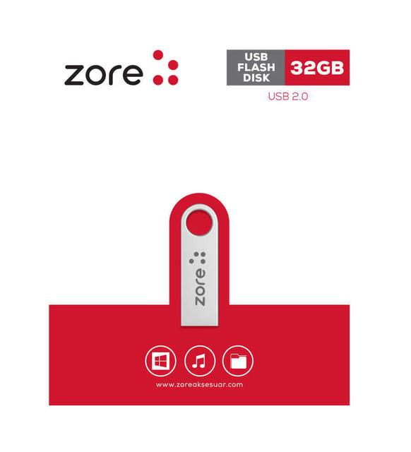 zore Metal Usb Flash Disk 32gb