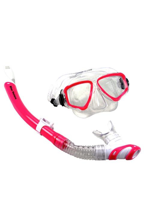 Sav Up Vrd2020 Vakumlu Yetişkin Gözlük Ve Şnorkel Set Pembe