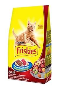 Friskies Etli Tavuklu Sebzeli Yetişkin Kedi Maması 10 Kg