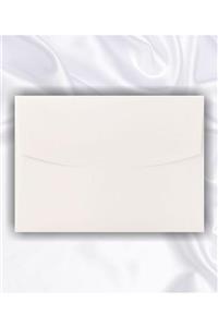Yener Saten Beyaz Davetiye Zarfı 50 Adet 130x180 180gr