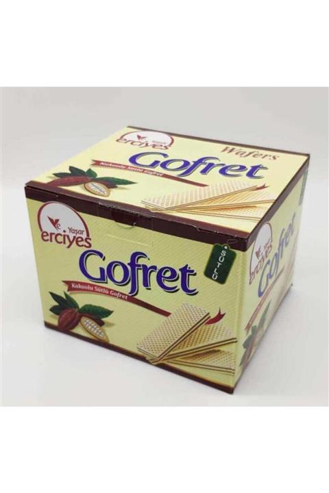 Erciyes Gofret Çikolatalı Sütlü Taze Atıştırmalık Efsane Lezzet 1,2kg