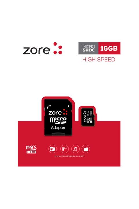 Clascase Zore Micro Sd Hafıza Kartı 16gb