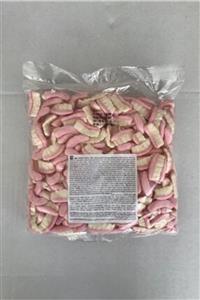 Haribo Teeth - Diş - Çilek Aromalı Yumuşak Şekerleme 1 kg