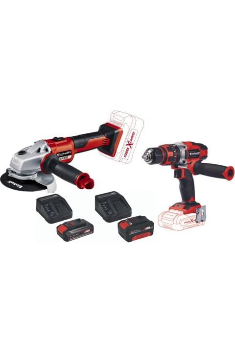 Einhel L Axxio Kömürsüz Avuç Taşlama Te-cd 18/48 Li-i Darbeli Vidalama 18v 4.0ah-2.5ah Akü Seti