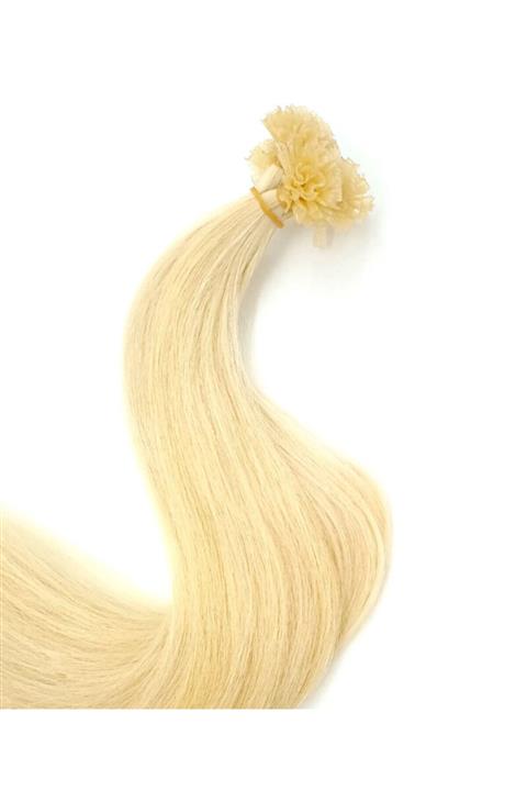SaçvePeruk 100 Adet 08gr 65-70cm Platin Özbek Mikro Kaynak Saç