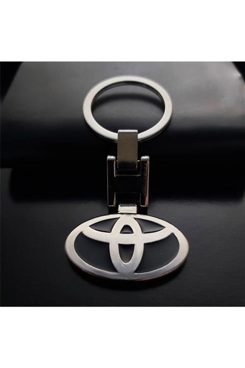 C9 Toyota Araca Özel Metal Çift Yönlü Anahtarlık