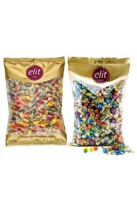 Elit Çikolata Elit Minibon Ve Fantezi Minibon Şeker 2 Li Set 2 kg
