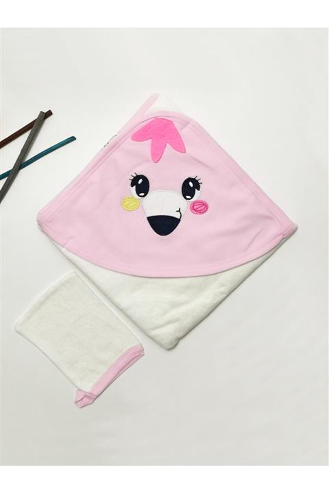 imajbebe Flamingo Kız Örme Silgi Havlu