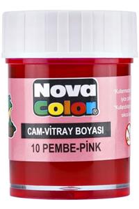 Nova Color Nc-158 Pembe Su Bazlı Cam Boyası 30cc