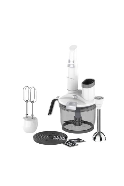 King Hilde Komple Blender Set Beyaz-kkb976