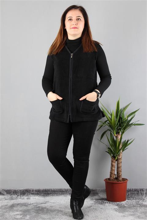 Günay Kadın Yelek Artl5657-sıyah