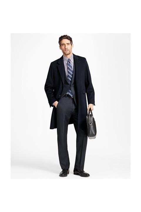 BROOKS BROTHERS Erkek Lacivert D Otwr Lng Tct Sb- New Navy