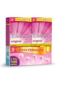 Carefree Plus Original Fresh Normal günlük Ped 20 Li x 2 Adet