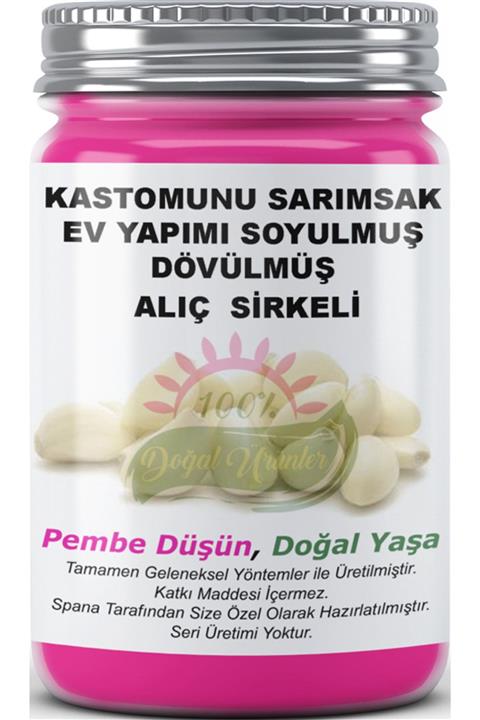SPANA Kastomunu Sarımsak Soyulmuş Dövülmüş Alıç Sirkeli Ev Yapımı Katkısız 330gr