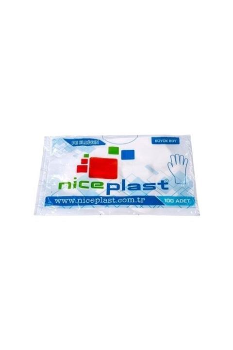 Niceplast Şeffaf Pe Poşet Eldiven 100 Adet