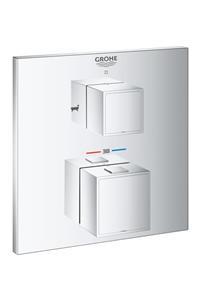 Grohe Grohtherm Cube Çift Yönlü Ankastre Termostatik Banyo Bataryası 24155000