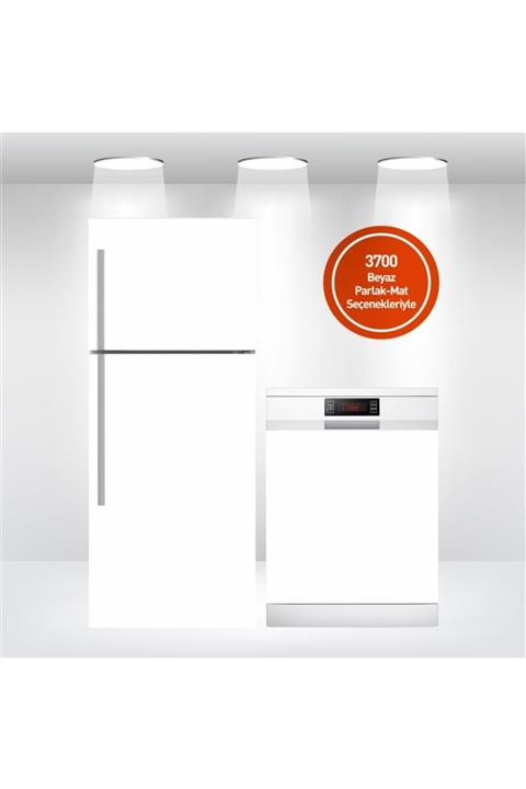 Bigaimaj Buzdolabı Ve Bulaşık Makinesi Kapak Sticker Folyo Beyaz