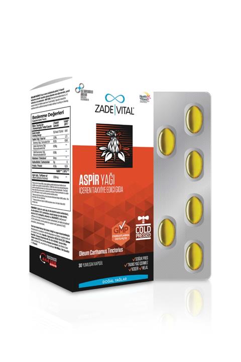 Zade Vital Aspir Yağı Blister 30 Kapsül