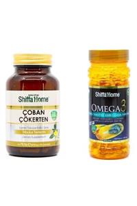 Shiffa Home Çoban Çökerten 870 Mg 90 Kapsül & Omega3 1000mg 100 Kapsül