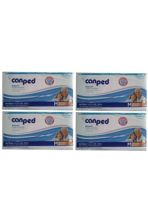 Canped Hasta Bezi Polietilenli Bel Bantlı Orta Boy 120 Li Pk (4pk*30)