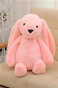 Madame Clean Home Uyku Arkadaşım Uzun Kulak Bunny Pembe Peluş Tavşan 45 Cm