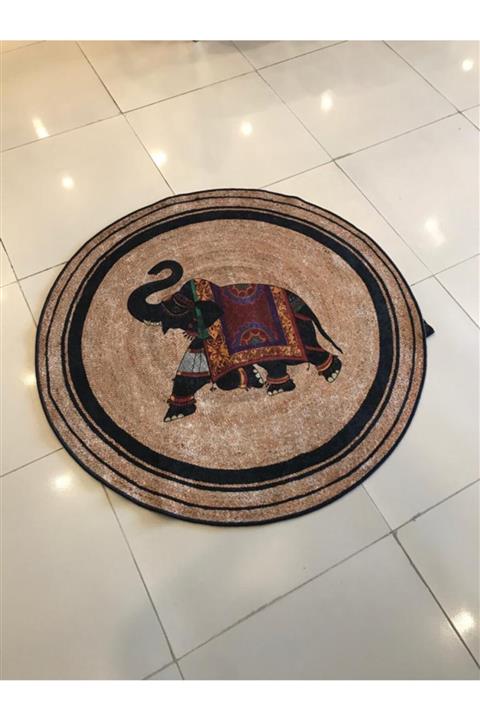 dekorist Yuvarlak Paspas