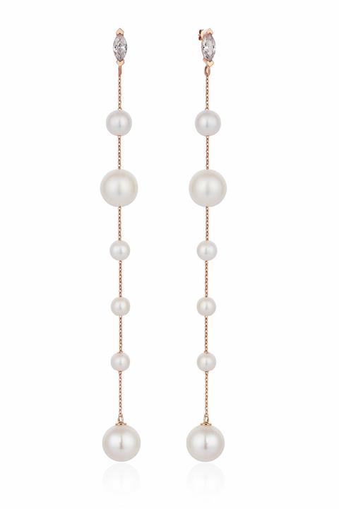 Altınbaş Altın İnci Küpe INCKP006-24711