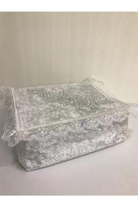 Lamazihome Kadife Krem Nişan Hurcu