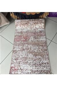 NarStore Home Burçe Pembe Kaymaz Taban Yıkanabilir Kesme Yolluk Salon Koridor Banyo Mutfak Halısı