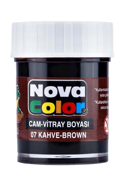 Nova Color Cam Boyası Su Bazlı Kahve