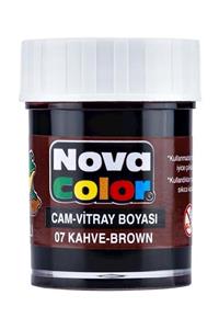 Nova Color Cam Boyası Su Bazlı Kahve