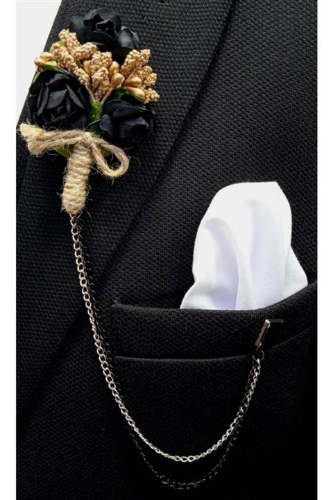 byYavuz Damat Yaka Çiçeği Zincirli