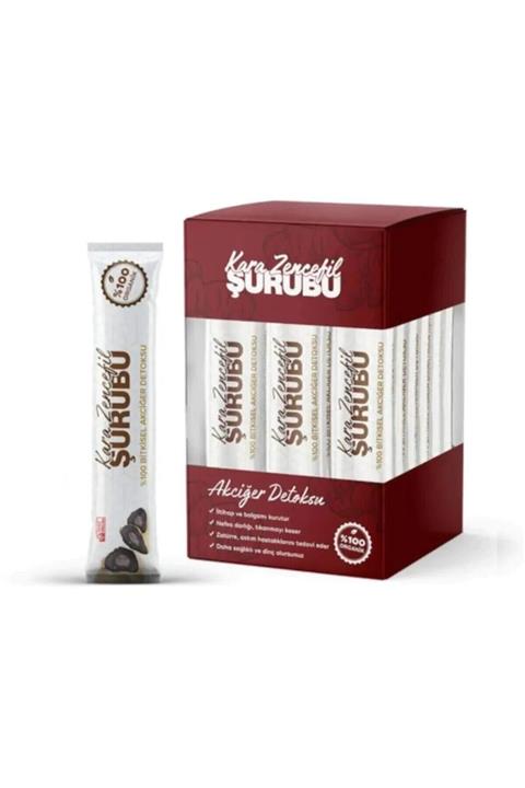 Nirvana Market Kara Zencefil Şurubu 15 Saşet