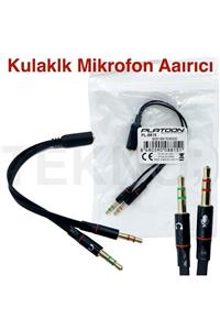 VİPAY Kulaklık Mikrofon Ayırıcı 3.5mm Çevirici Switch Splitter Pl-8815